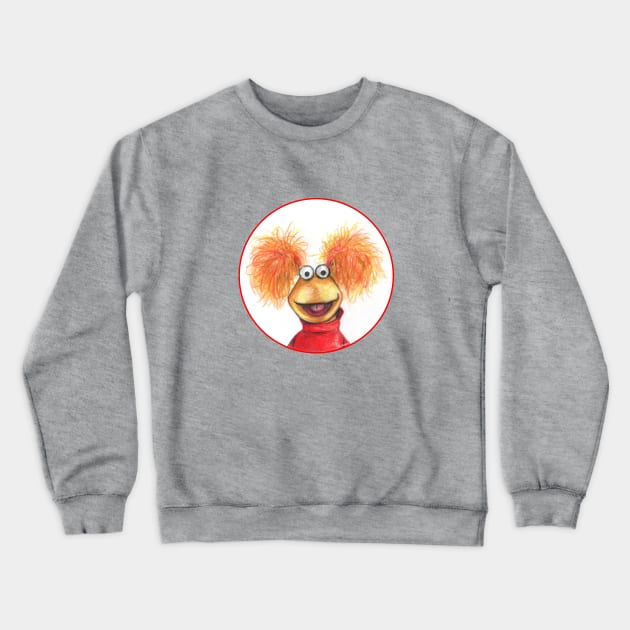 Rosi Fraggle Crewneck Sweatshirt by Pendientera